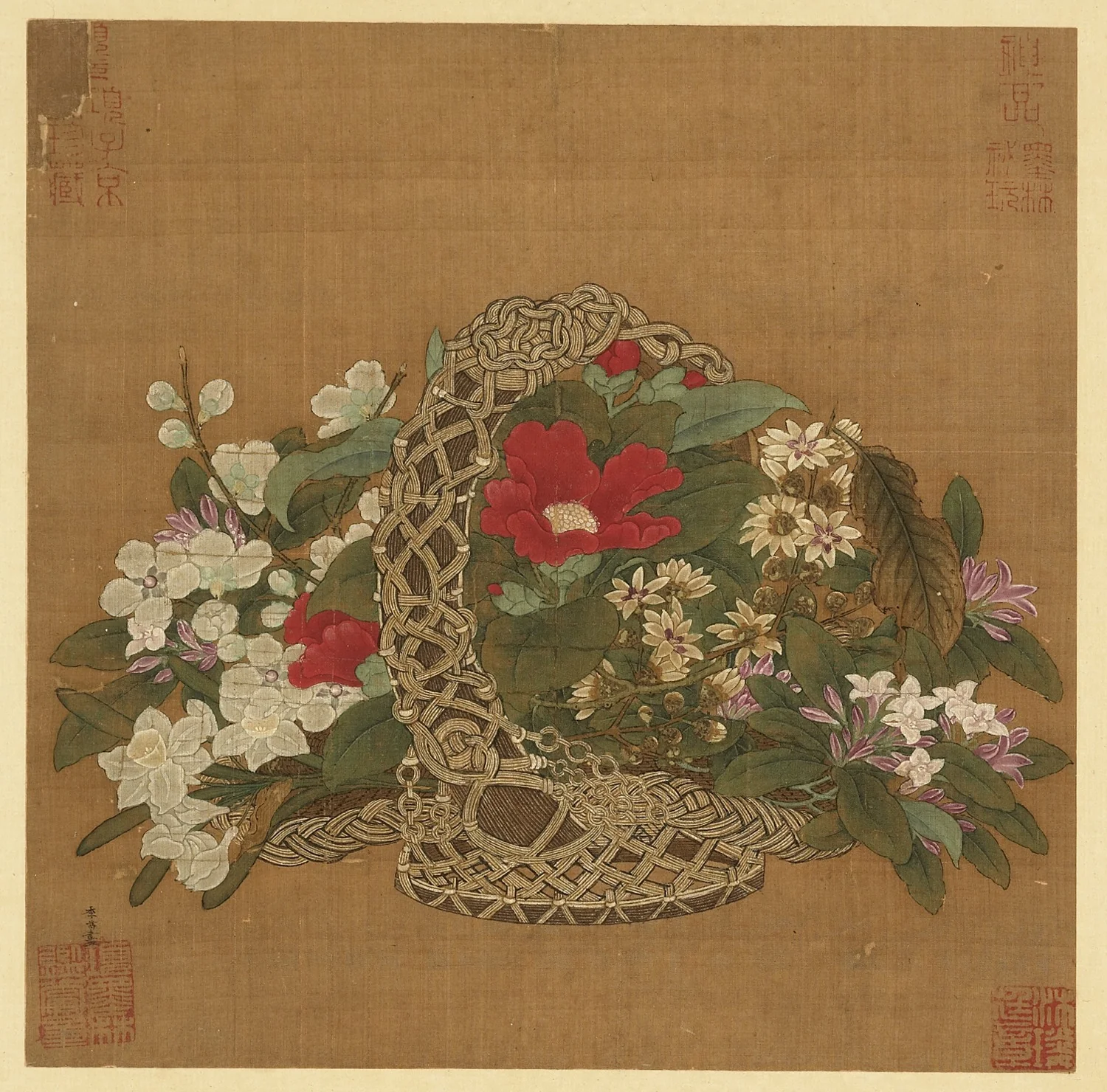 Flower Basket, by Li Song, unspecified, 1150