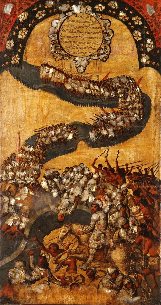 The Conquest of Mexico - Panel 13