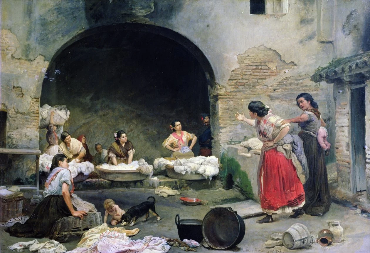 Washerwomen Disputing