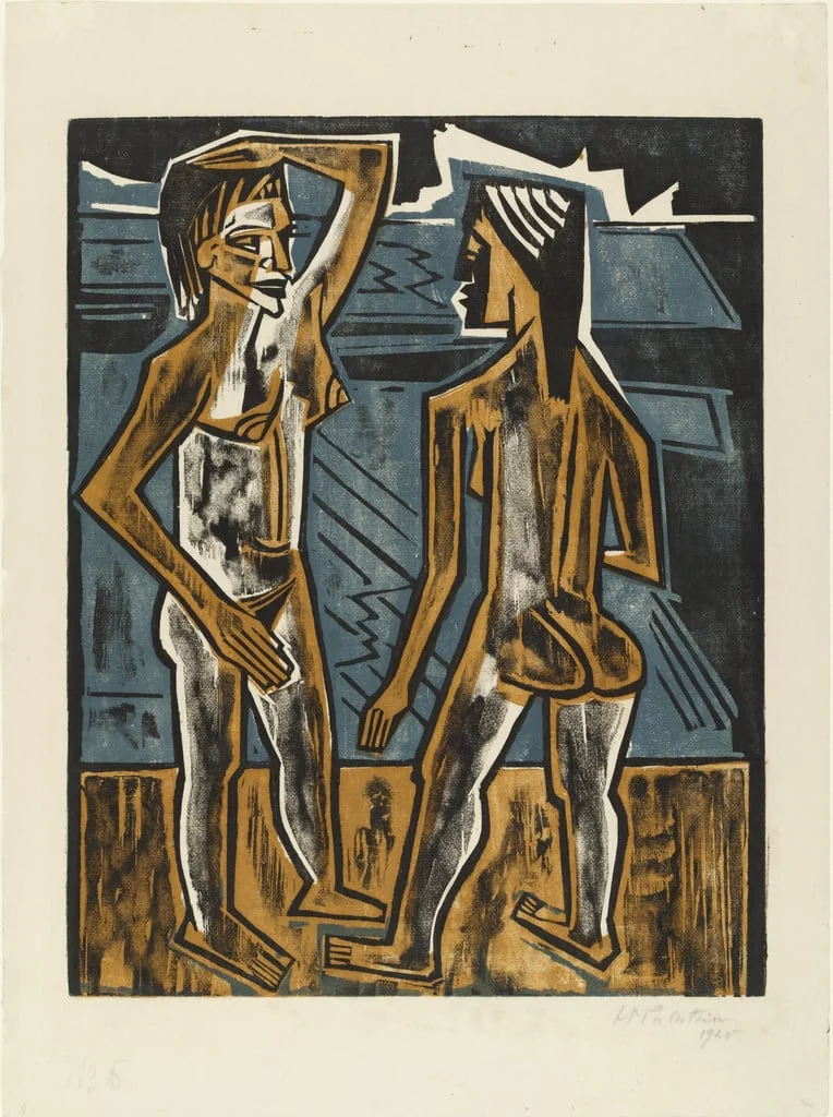 Untitled, by Max Pechstein, ink, 1920