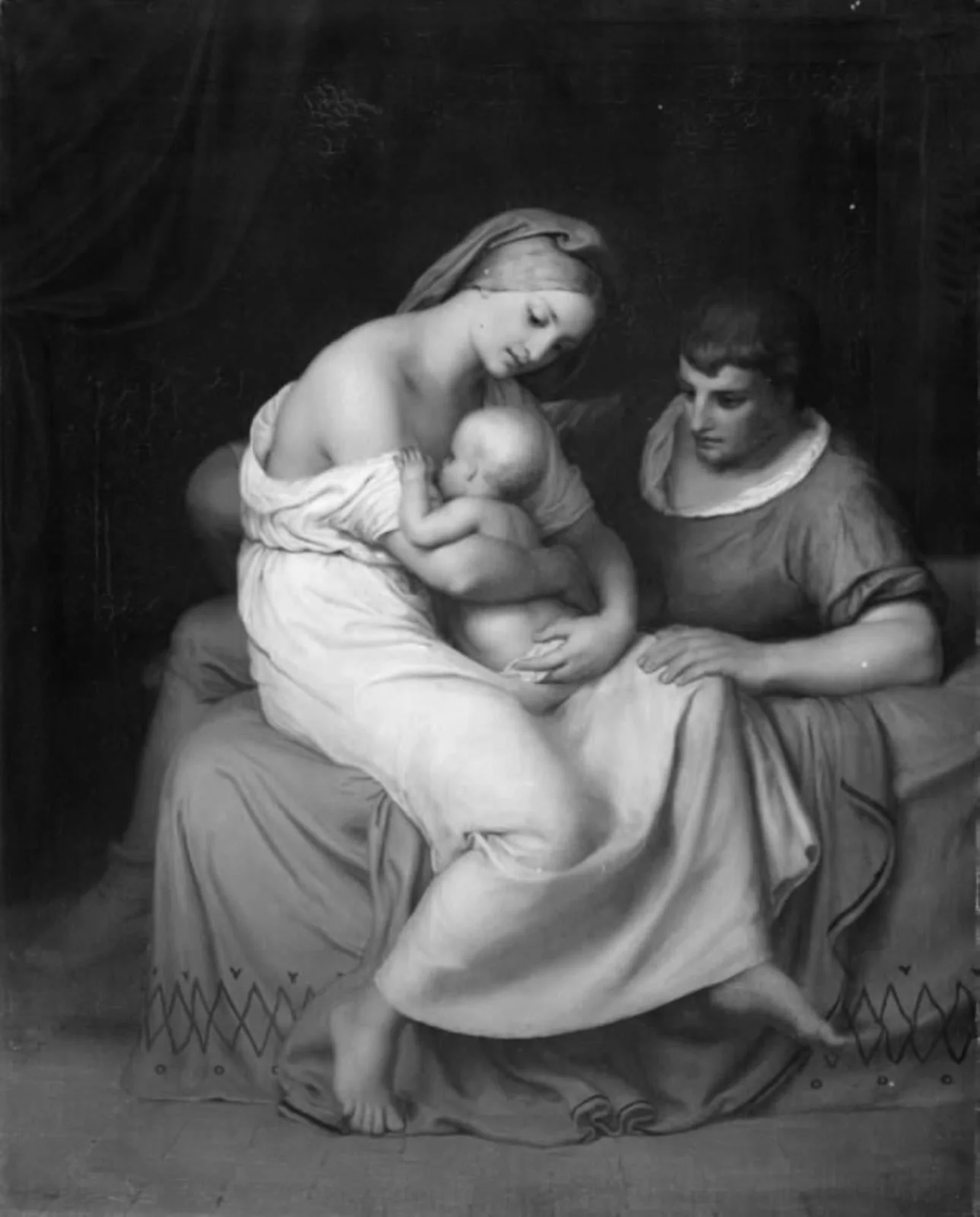 A Domestic Scene, by Unknown, 1848