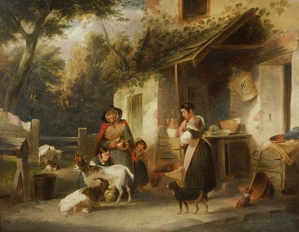 Farm scene, Wales?