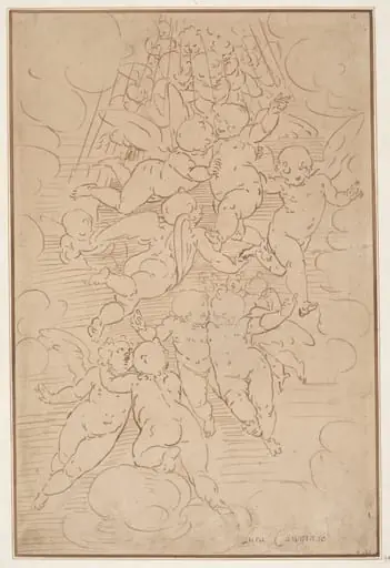 A Group of Angels in Glory
