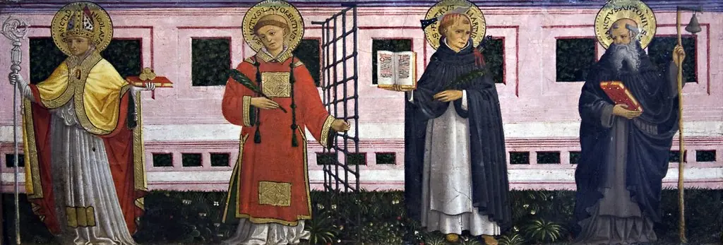 Nicholas, St Lawrence, St Peter Martyr, St Antony the Abbot