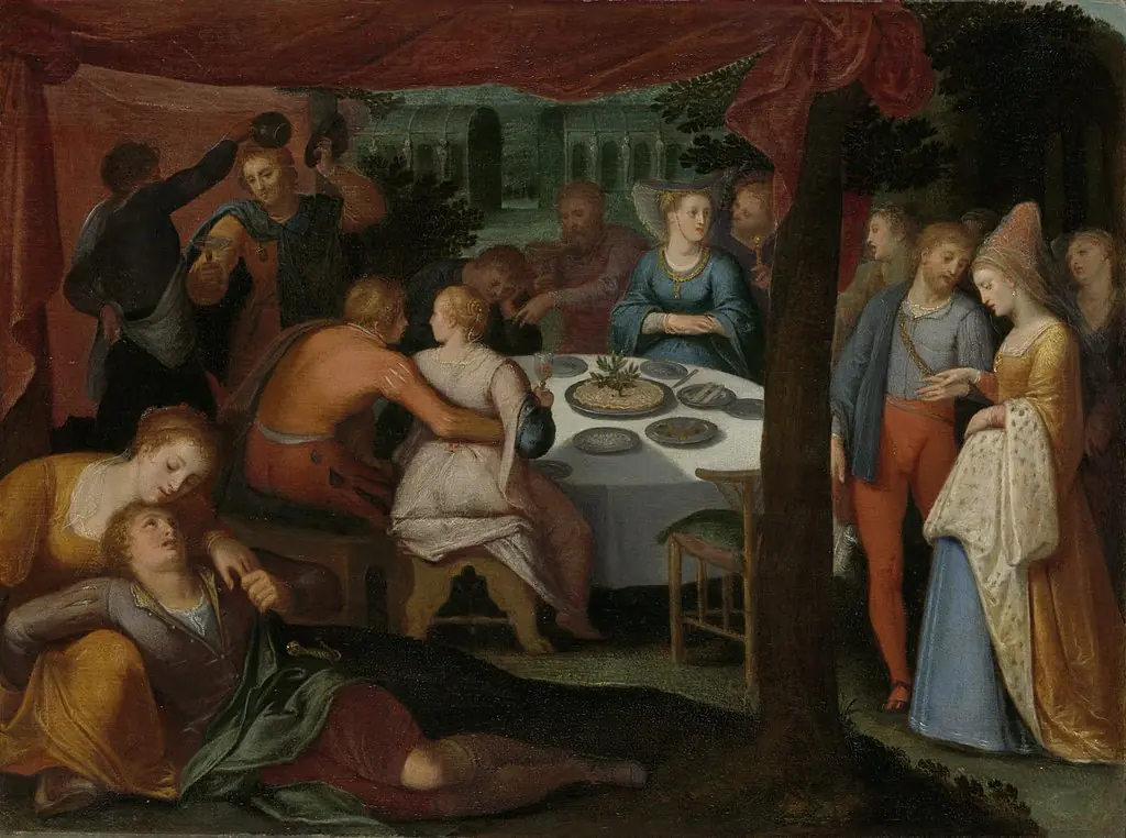 Evening Meal in the Woods