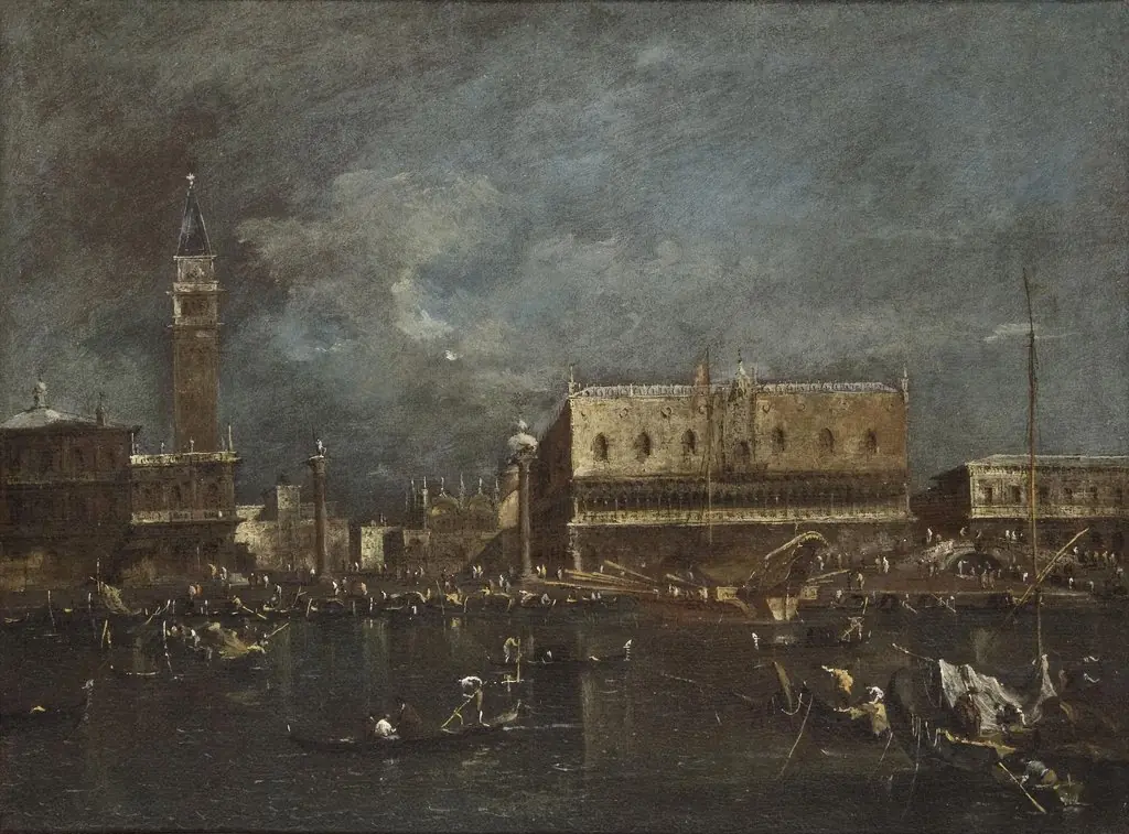 Doge's Palace and Libreria from the Laguna