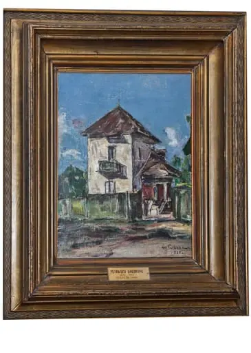 Peisaj cu case