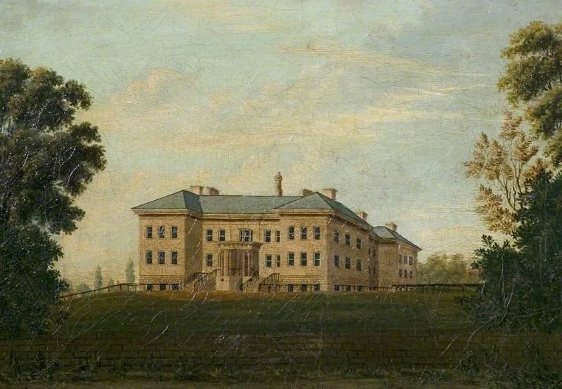 The Old Infirmary, Derby, by Unknown, oil, 1843