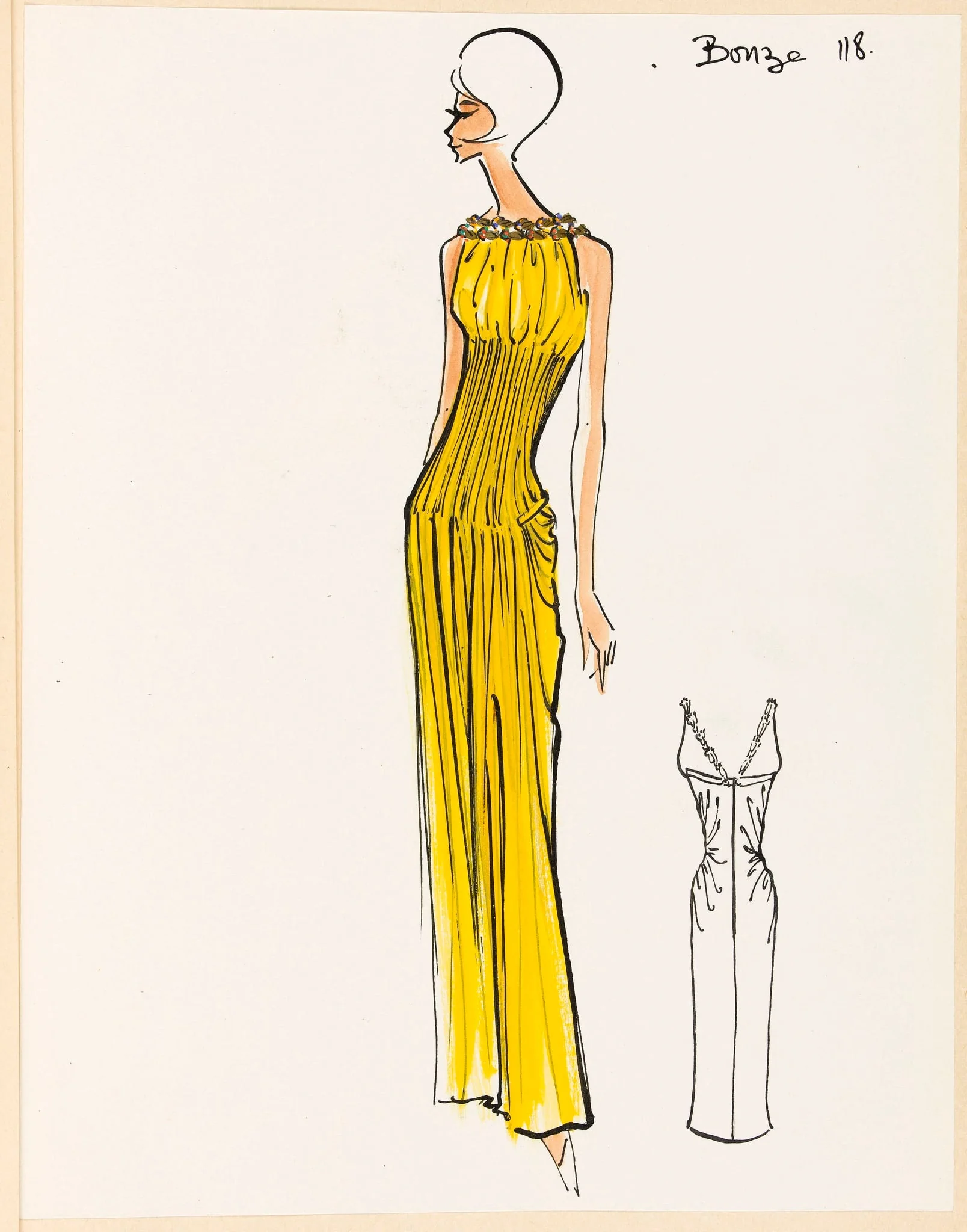 Bonze, by Carven, 1959