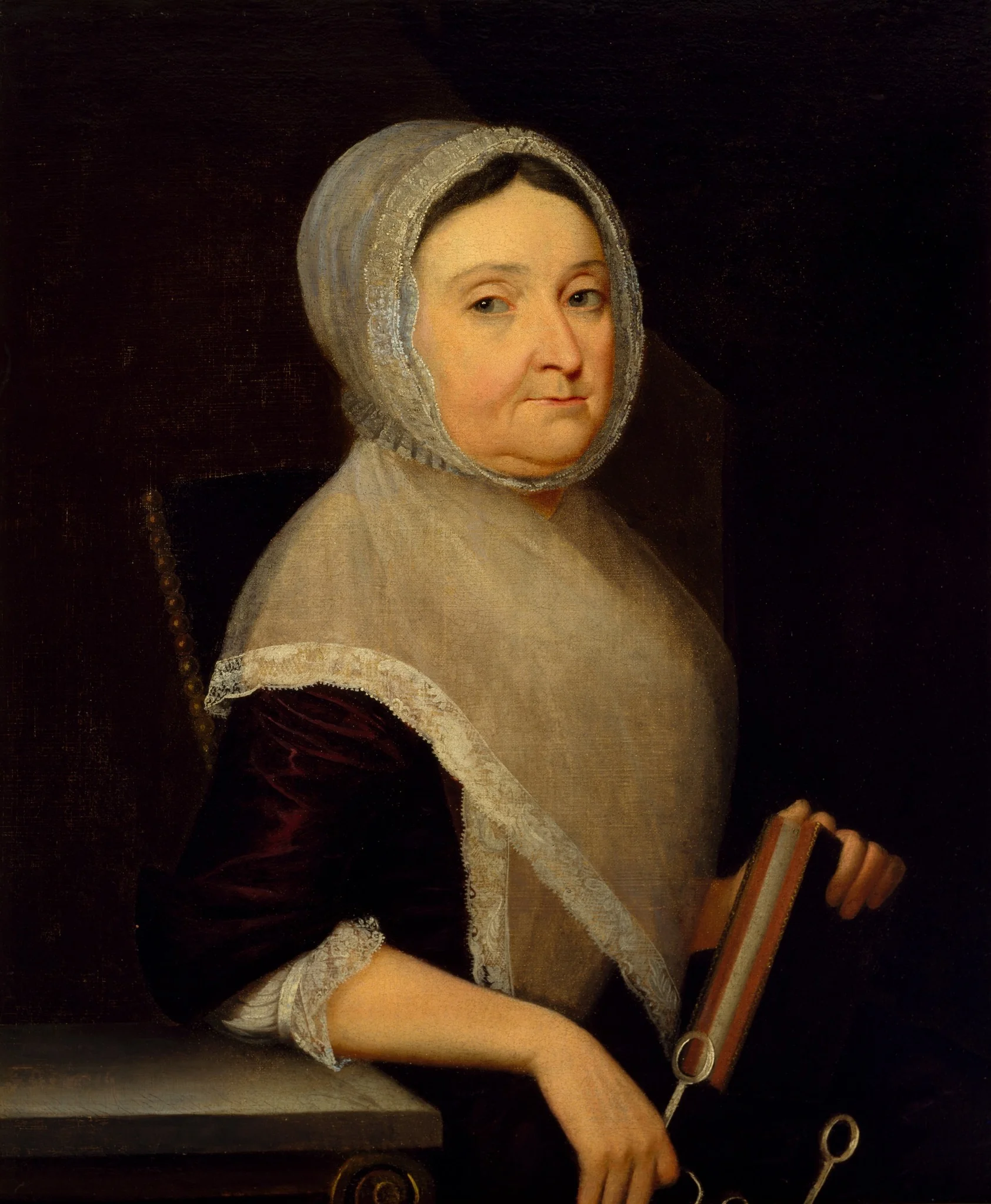 Portrait of Mrs. Mary Cuthbert, by Henry Benbridge, oil, 1787