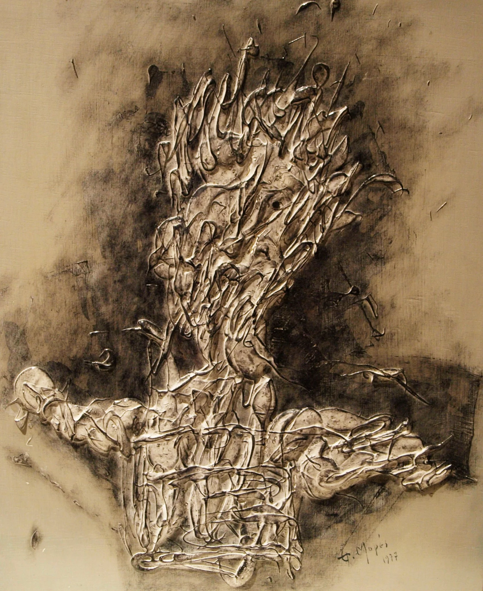Άτιτλο, by Theoharis Mores, unspecified, 1977