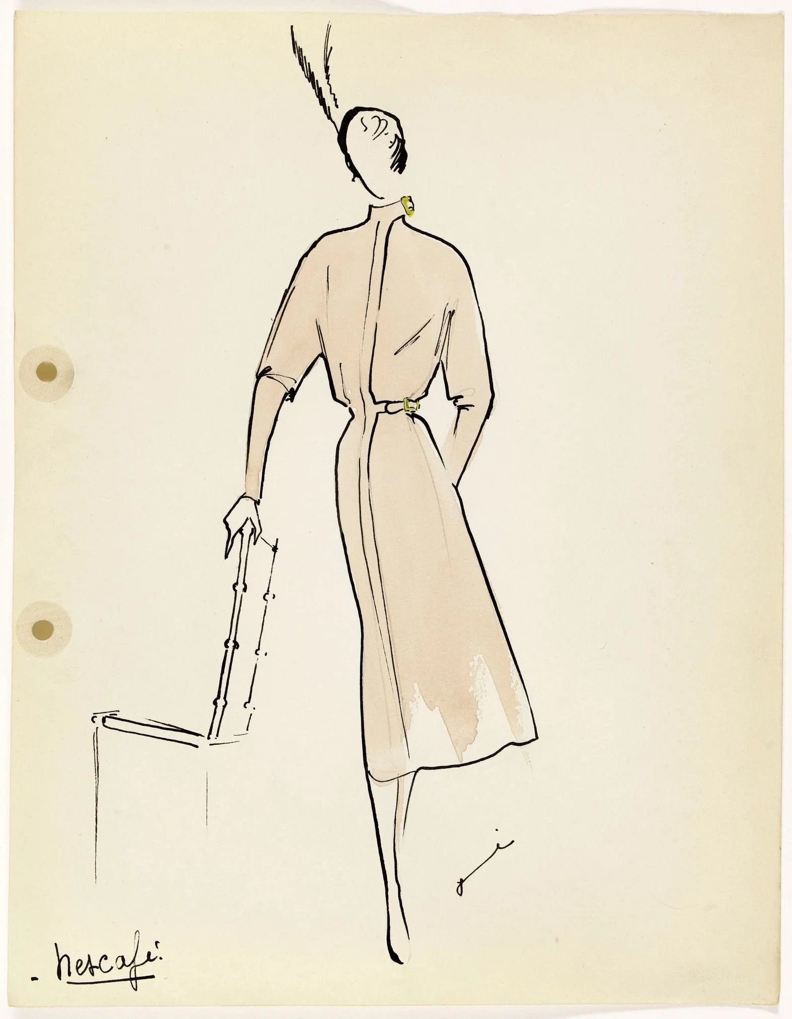 'Nescafé', by Carven, 1949