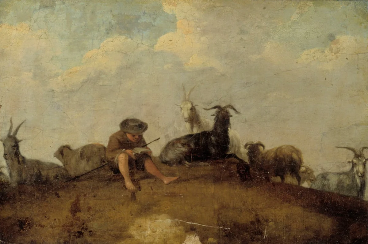 Lukeva paimenpoika, by Johann Heinrich Roos, unspecified, 1682