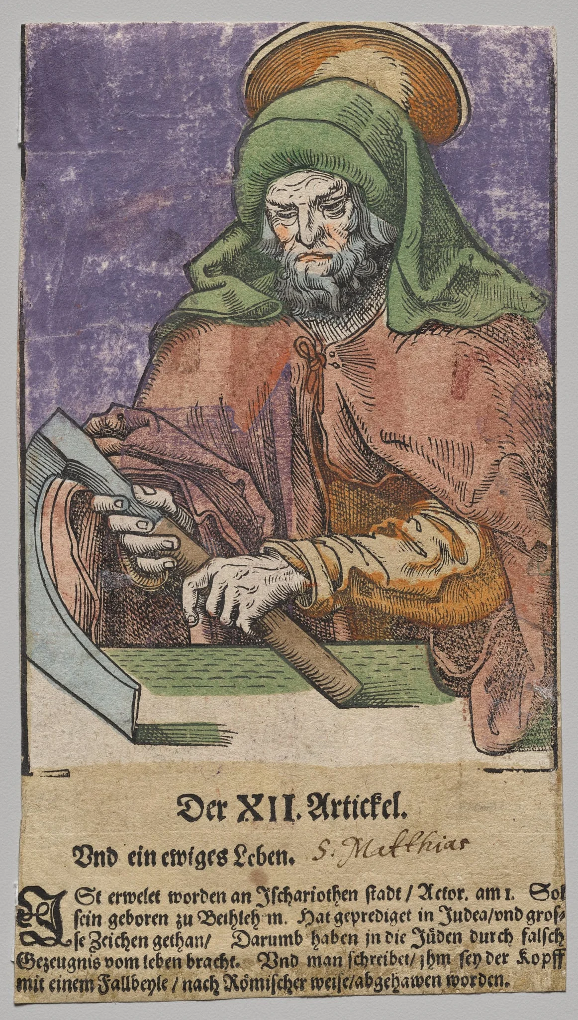Matthias from Christ, the Apostles, and Saint Paul, by After Lucas Cranach the Elder, 1564