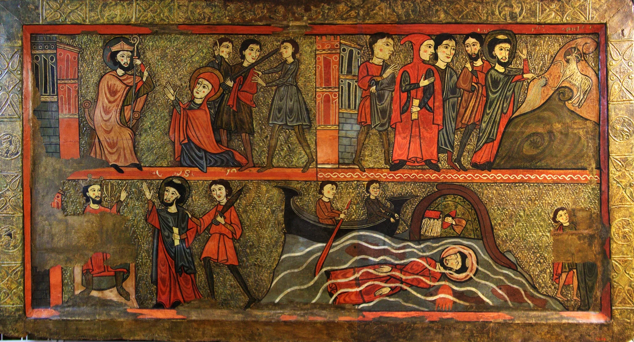 Altar frontal from Sant Climent de Taüll, by Unknown, unspecified