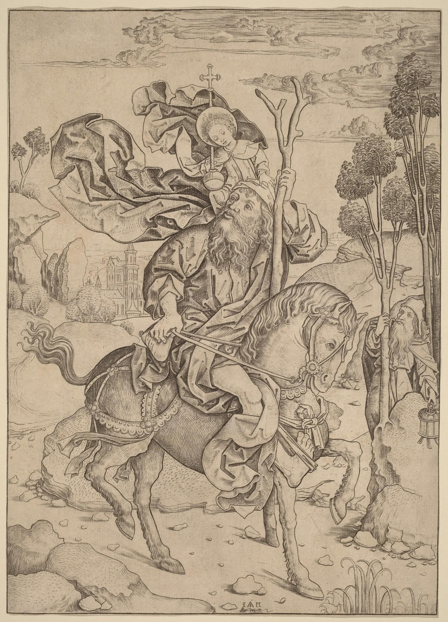 Saint Christopher on Horseback