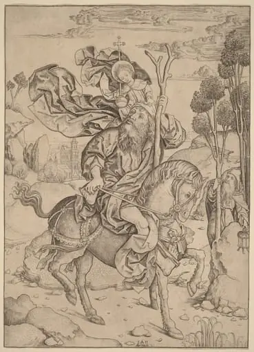 Saint Christopher on Horseback