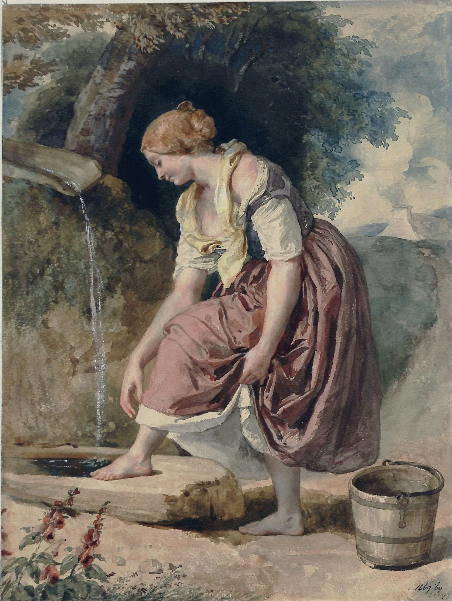 Girl at a Conduit
