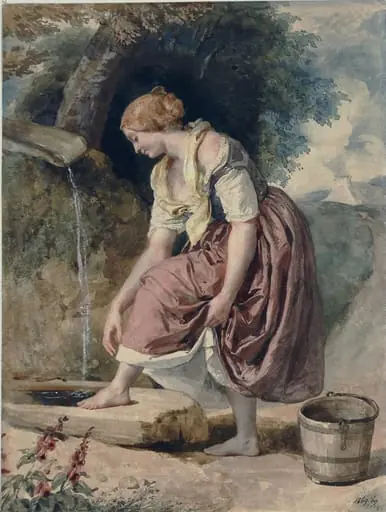 Girl at a Conduit