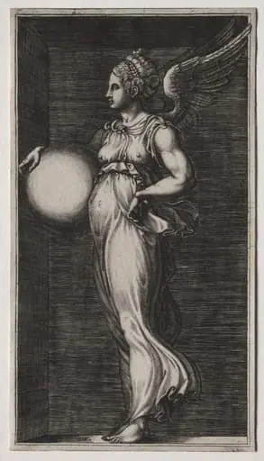 Allegorical Figure Holding a Sphere