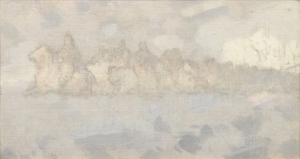 The Ride of the Valkyries. Study for The Battle of Bråvalla