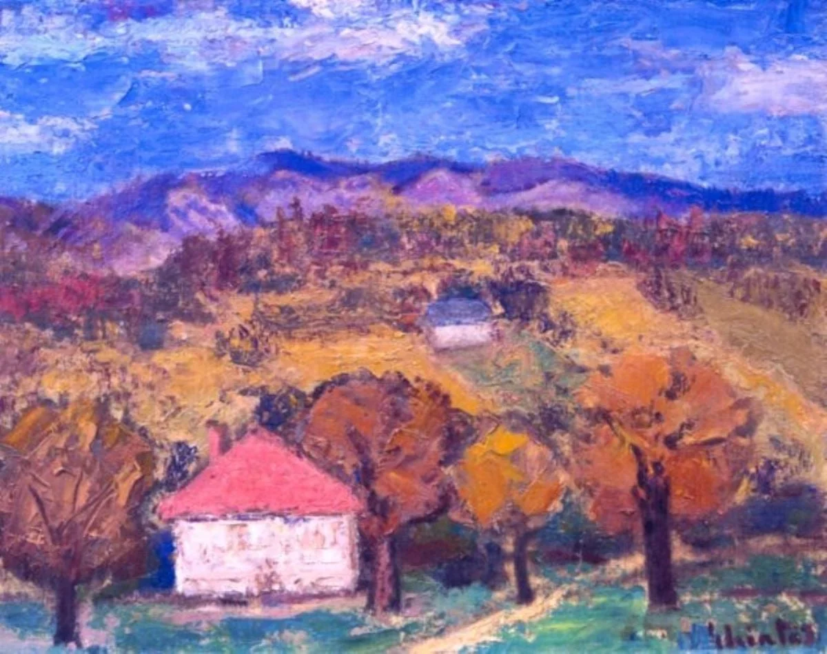 Peisaj de deal, by Dumitru Ghiață, unspecified, 1937