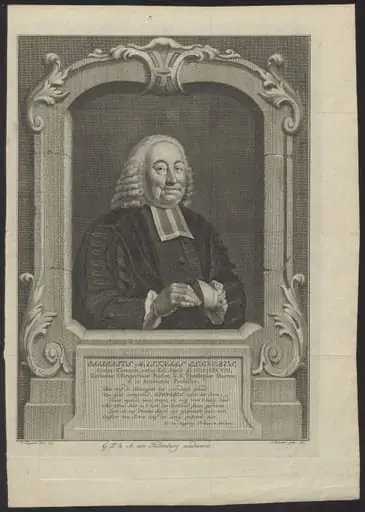 Portrait of Gisbertus Matthias Elsnerus