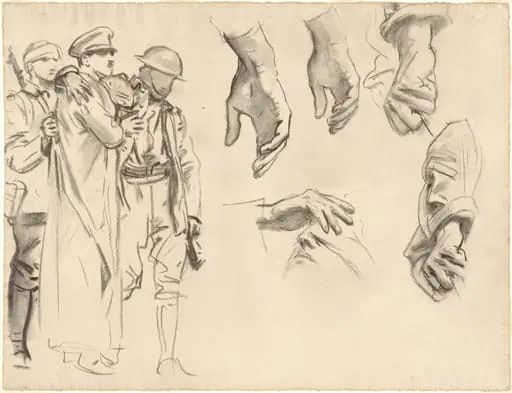 Studies for "Gassed"