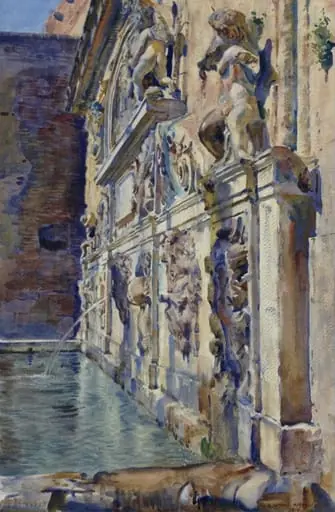 A Fountain at Granada