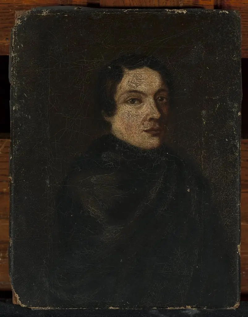 Portrait of a man in a cloak