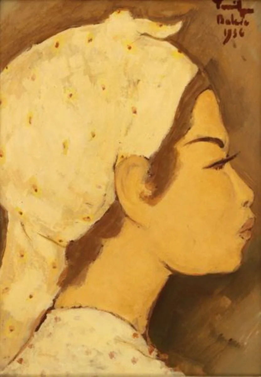 Cap de tătăroaică, by Nicolae Tonitza, unspecified, 1936