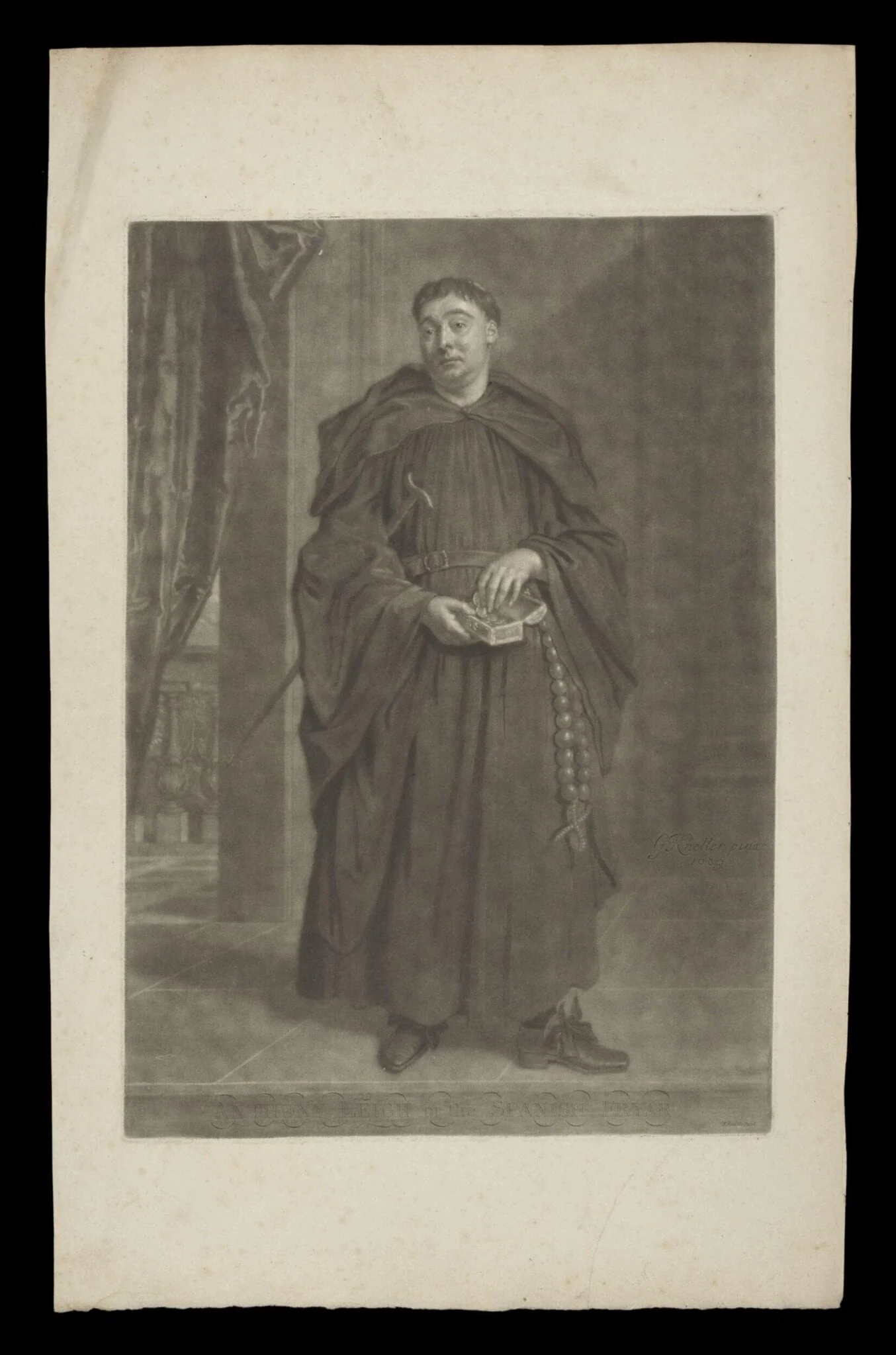 H Beard Print Collection, by Godfrey Kneller, 1689