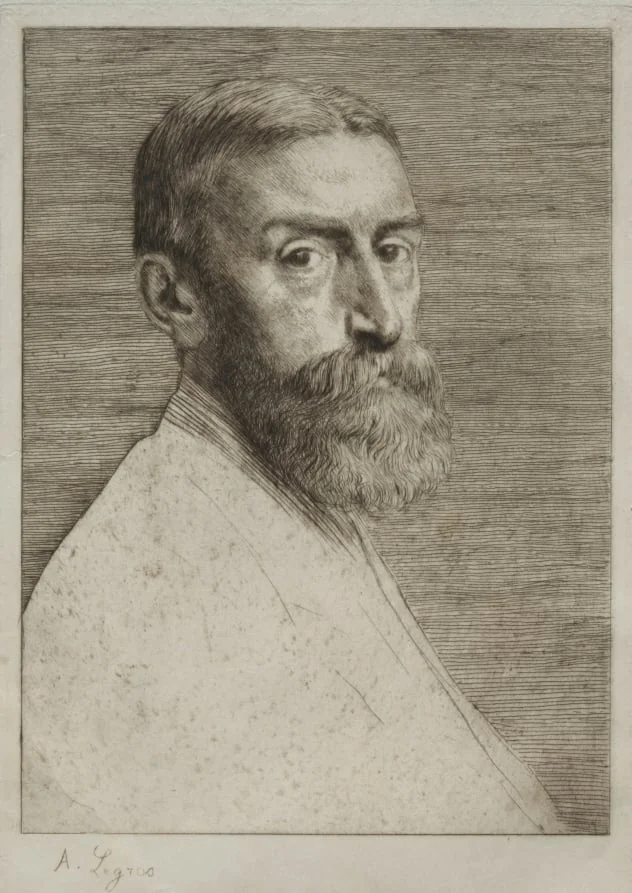 Sir E. J. Poynter, by Alphonse Legros, 1877