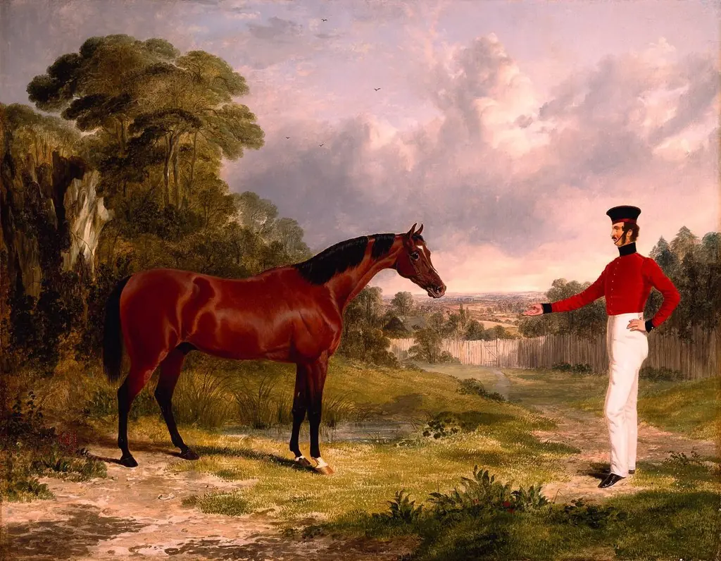 A Soldier with an Officer's Charger
