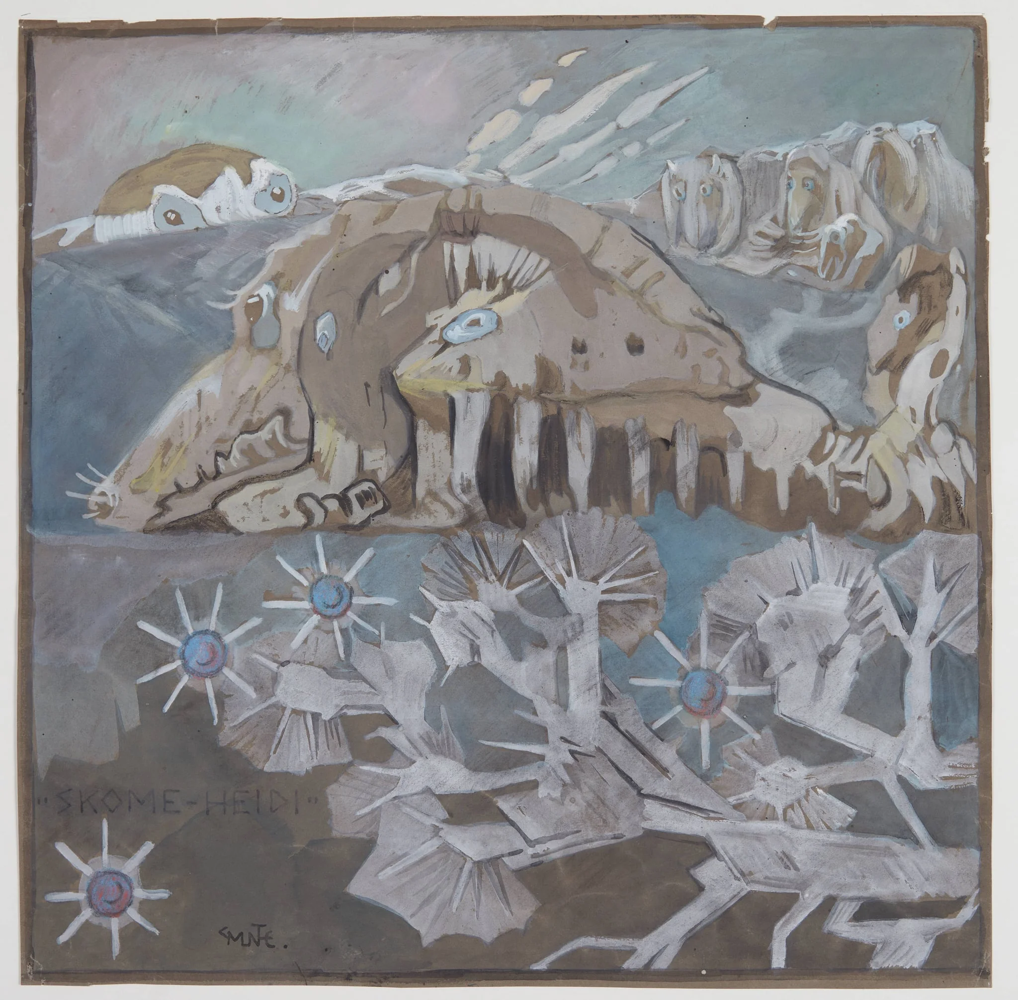 High Mountains, by Unknown, 1850