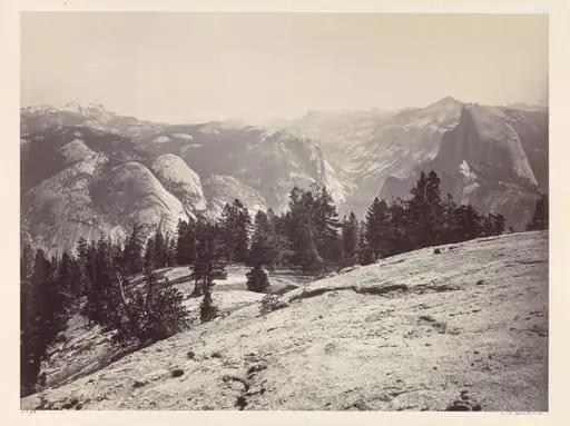 The Domes, from the Sentinel Domes, Yosemite