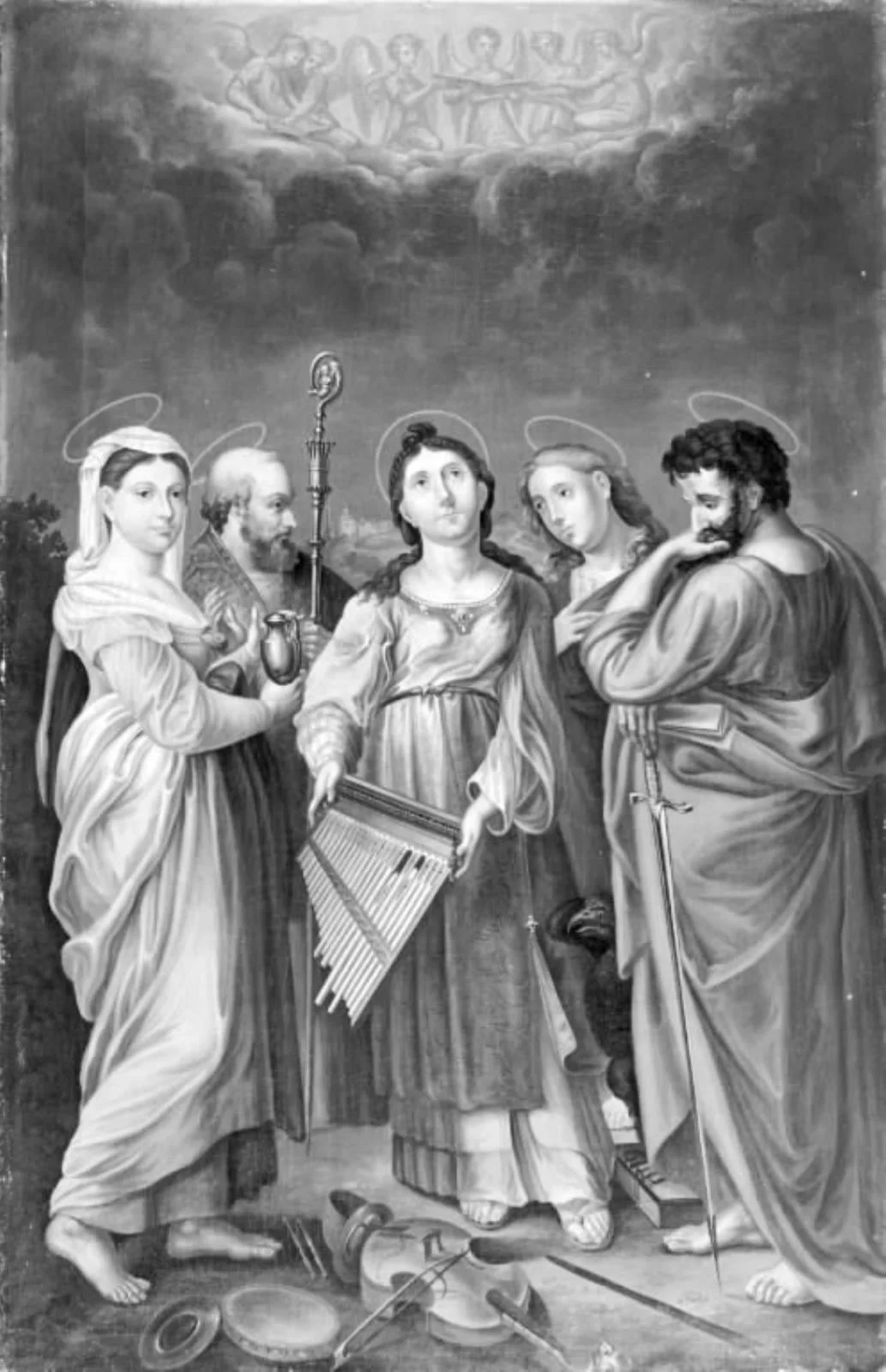 St Cecilia, by Unknown, 1450