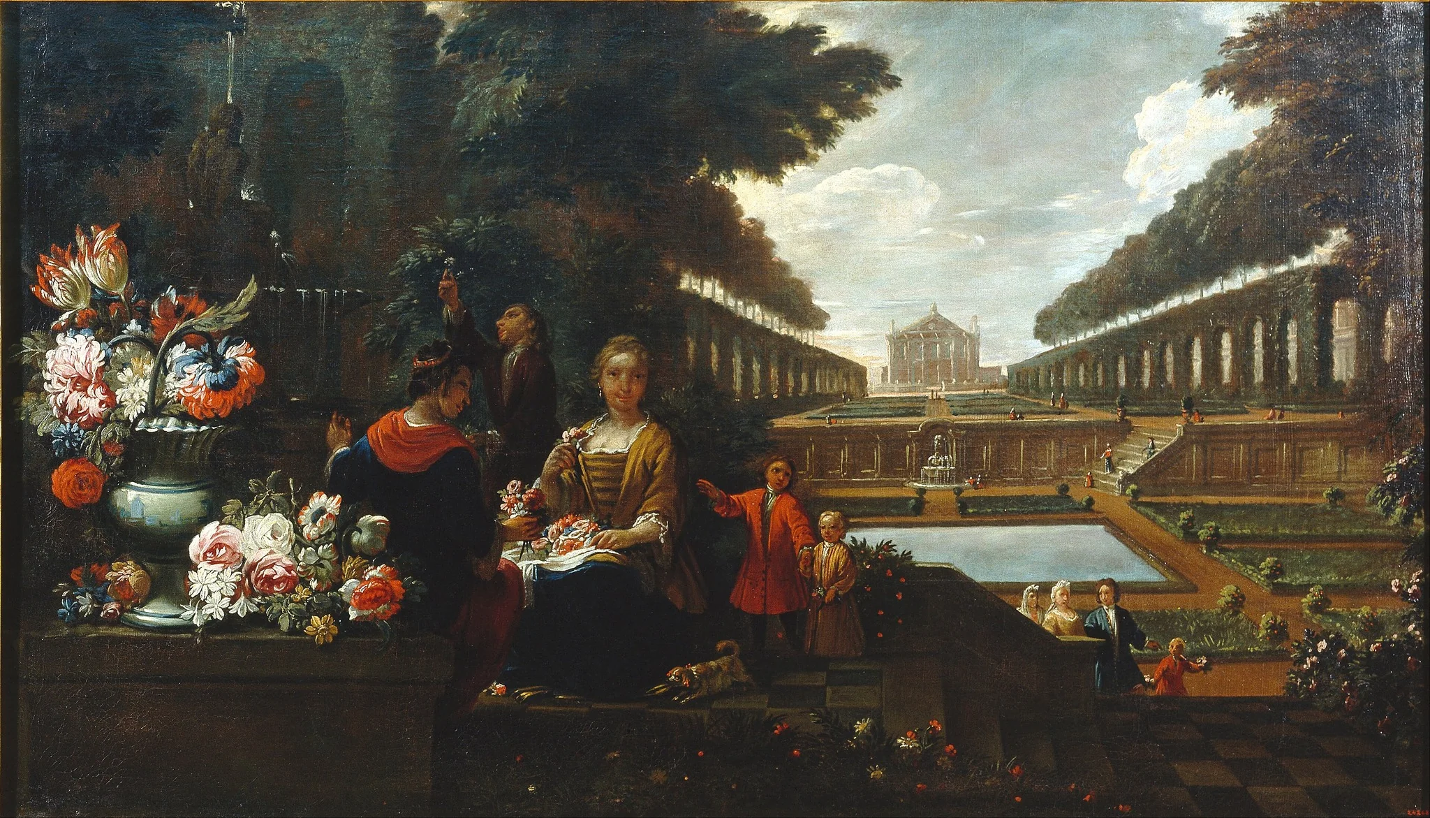 Spring, by Antoni Viladomat i Manalt, oil, 1730