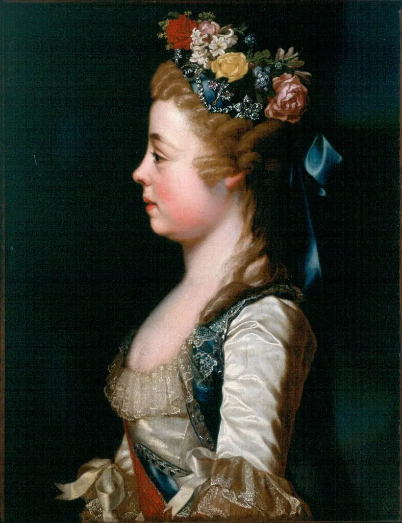 Porträt der Grand Duchess Alexandra Pavlovna of Russia