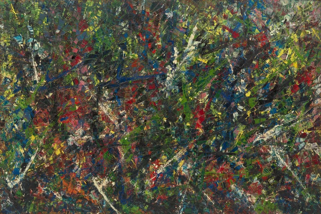 Untitled, by Jean Paul Riopelle, oil, 1953