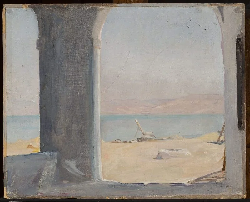 The Dead Sea. From the journey to Palestine