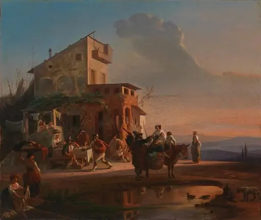 Osteria con cucina, Italialainen majatalo
