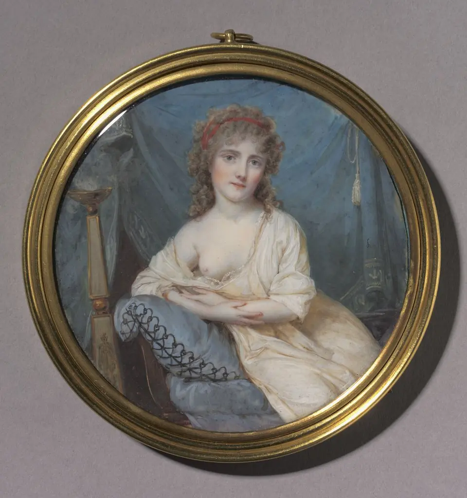 Portrait of a Woman Reclining on a Sofa