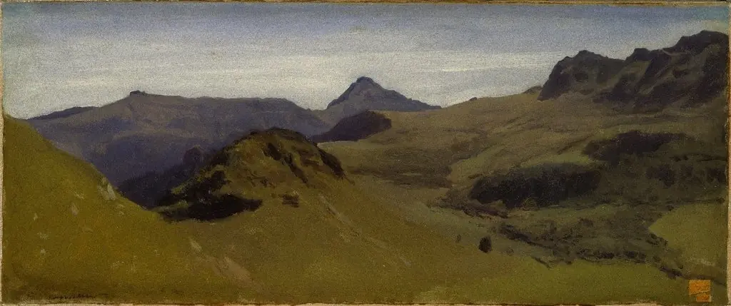 Landscape in Auvergne