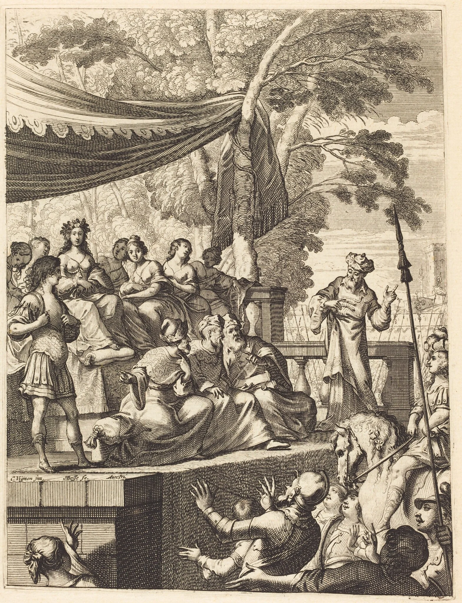 Illustration to Jean Desmarets' "L'Ariane"