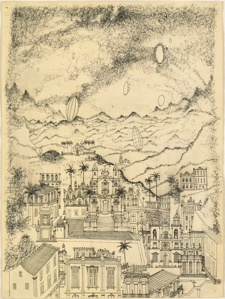 Untitled, by Alberto da Veiga Guignard, ink, 1942
