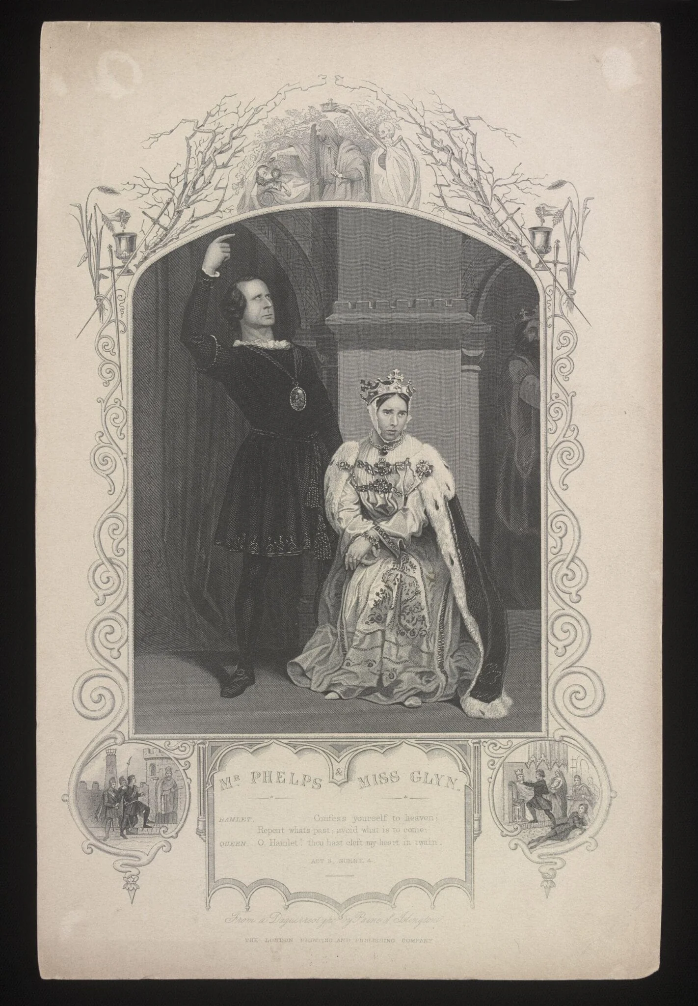 Hamlet, by Unknown, 1850