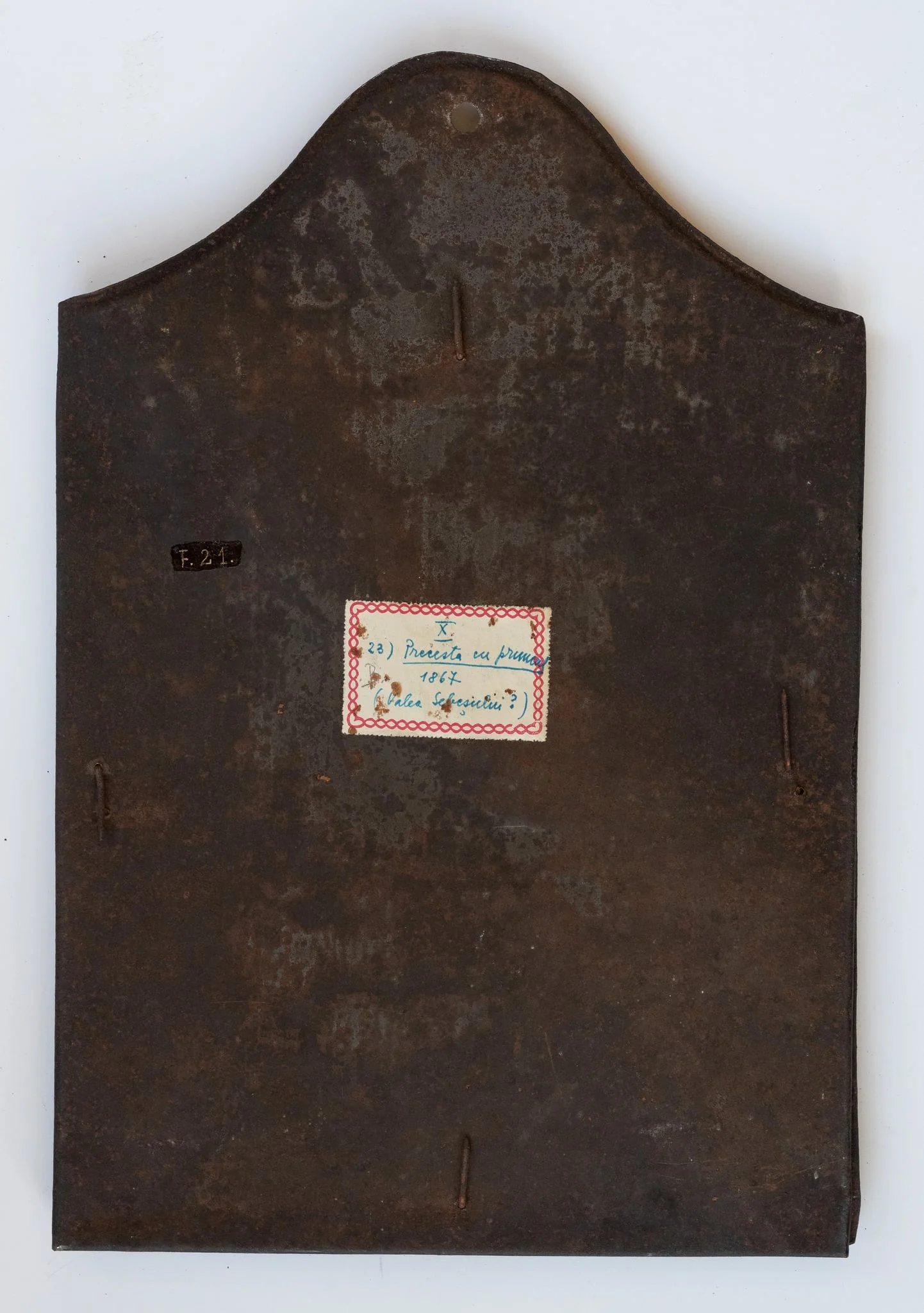 Fecioara cu Pruncul (Eleusa), by Pavel Zamfir, 1867