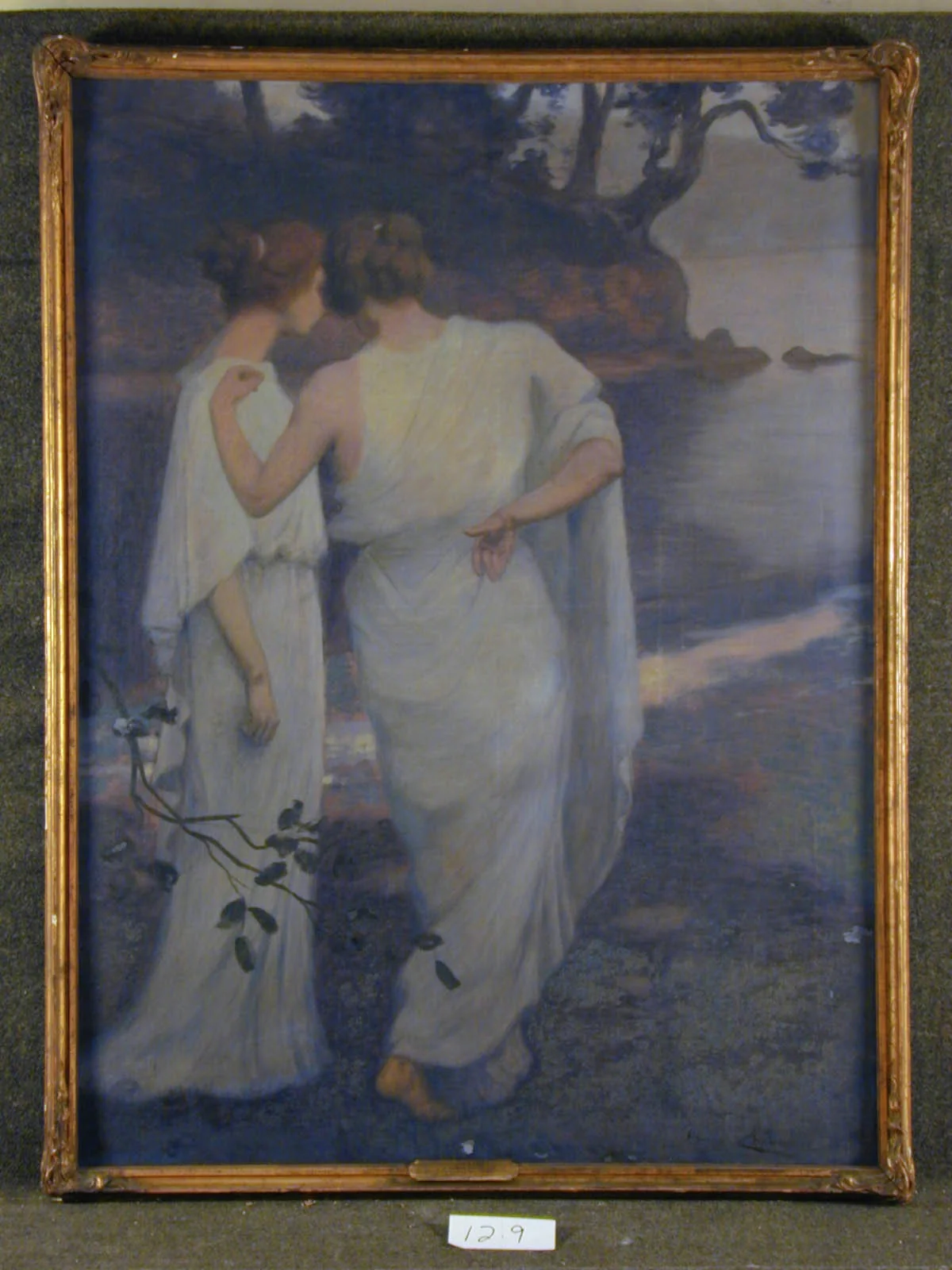 Serenity, by Maurice Chabas, oil, 1911