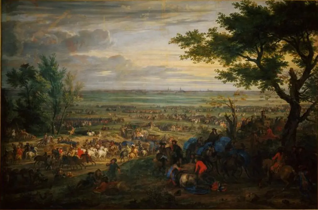Arrival of Louis XIV in front of Douai, July 2, 1667